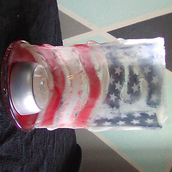 Home made resin side table lamp - Picture 2 of 4